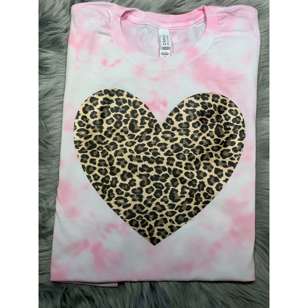 Tie dye vinyl shirt